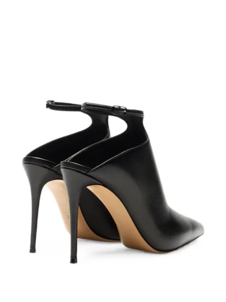 Papuci tip mules Casadei din piele negru