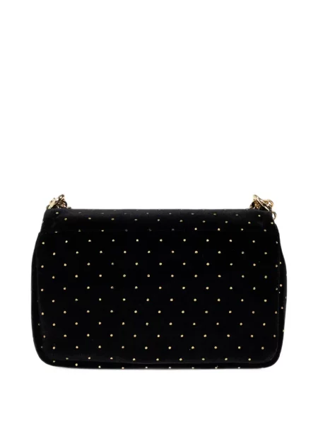 Geantă Furla de catifea negru