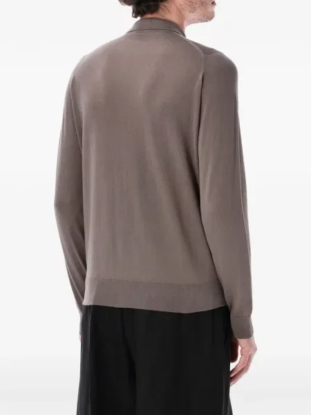 Tricou polo John Smedley maro