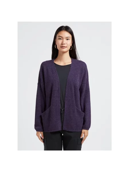 Sweter Des Petits Hauts fioletowy