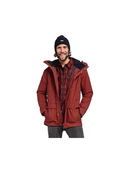 Geacă parka Schöffel bordo