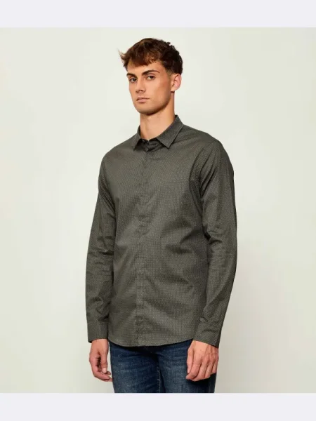 Armani Exchange Cămașă gri