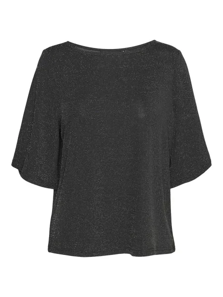 VERO MODA Tricou KANVA amestecat / argintiu negru