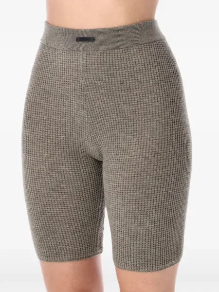 Dzianinowe szorty Fear Of God Essentials brązowe