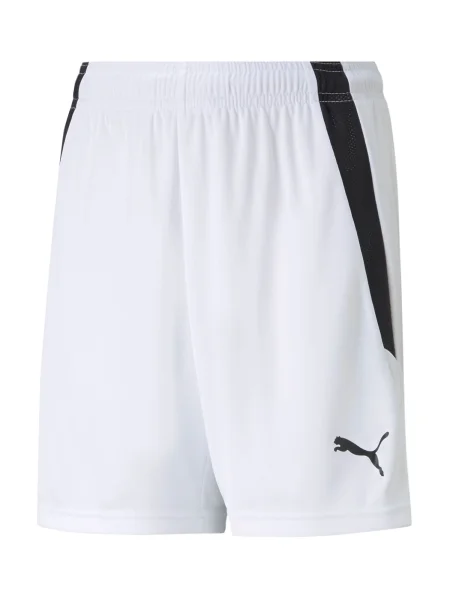 PUMA Pantaloni sport TeamLiga negru alb