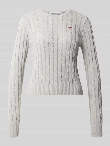 Sweter krój slim fit z mieszanka bawełny Review