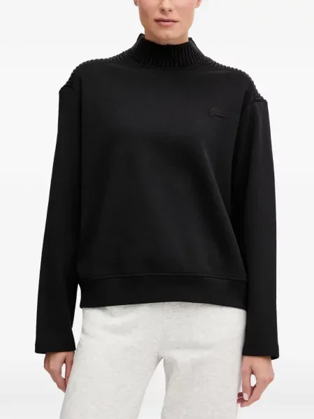 Hanorac Guess tricotate negru