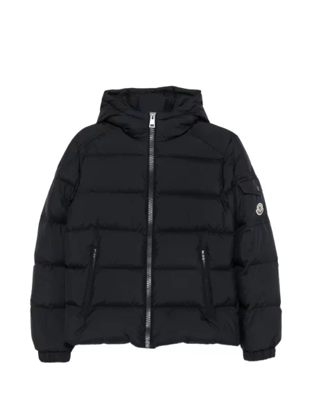 Kurtka dziecięca Moncler Enfant niebieska