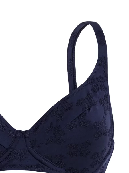 Virágos jacquard felső Vilebrequin kék
