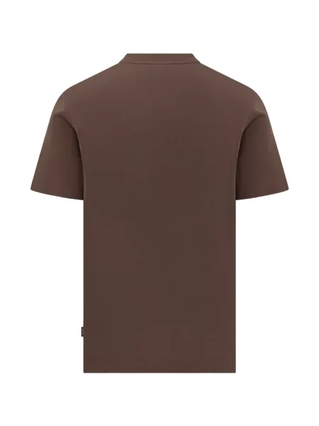 Tricou Boss cu autograf maro