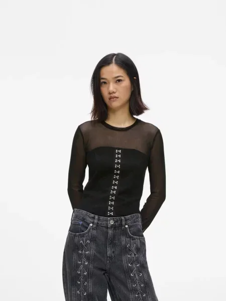 KARL LAGERFELD JEANS Tricou negru