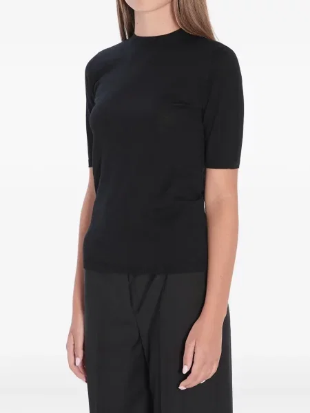 Tricou Max Mara de lână negru