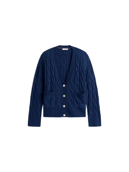 Sweter Tommy Hilfiger niebieski