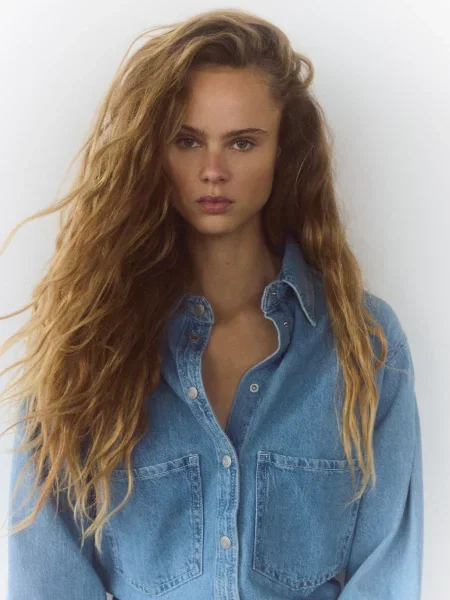 Reserved Джинсова сорочка синій