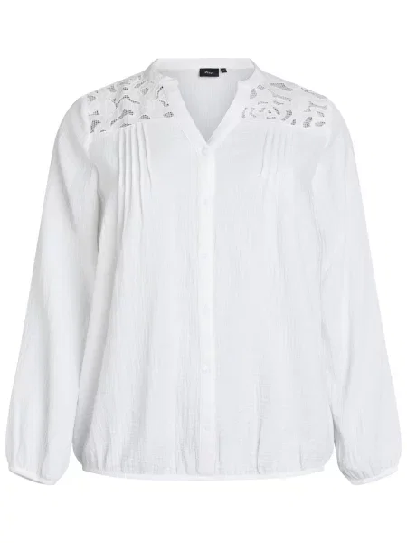 Zizzi Bluză Vviva' alb