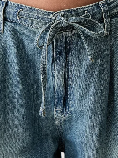 Tommy Jeans дънки loose дамски синьо