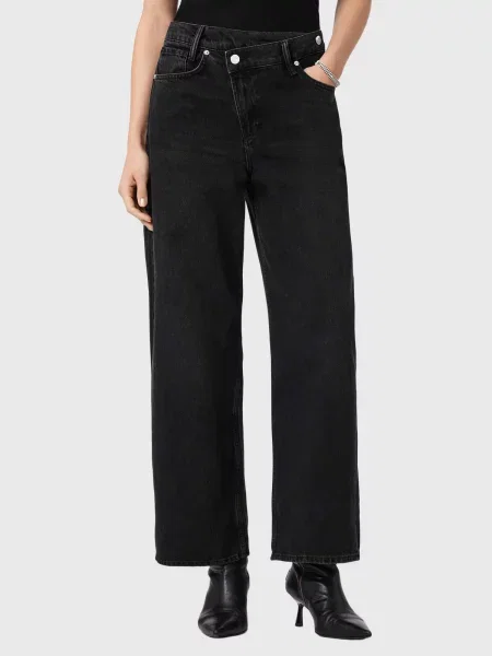 AllSaints Džínsy Aki denim čierny
