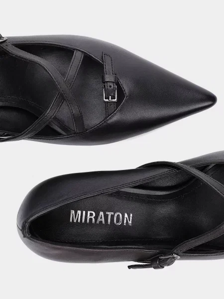 Шкіряні Туфлі MIRATON чорний
