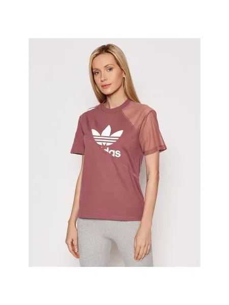 T-Shirt adidas ροζ