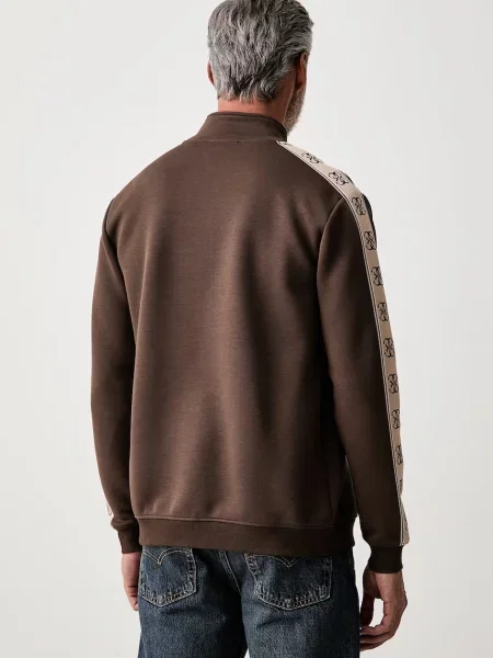 Guess Bluza ciemny brązowy