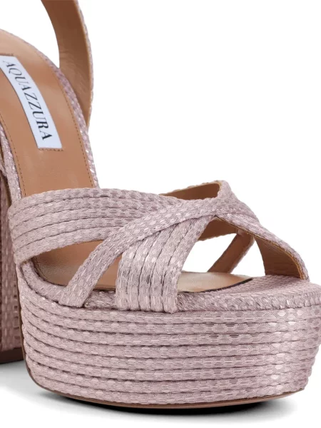 Sandale Aquazzura s platformom ružičasta