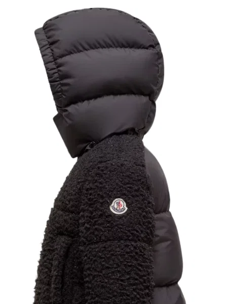 Μπουφάν Moncler Enfant μαύρο