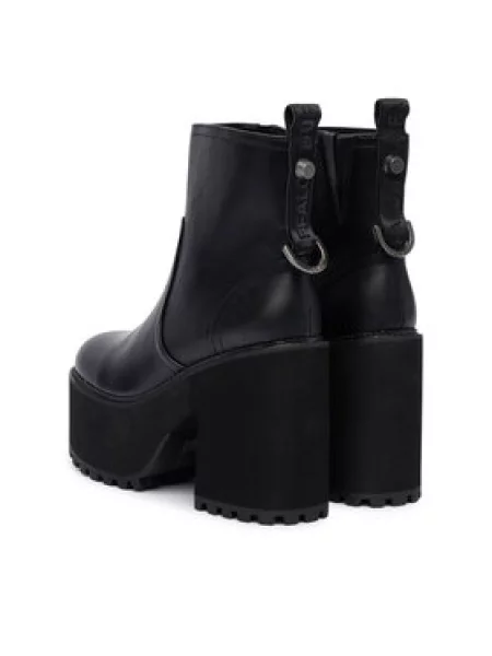 Členková obuv Buffalo Killah Zip Boot Mid čierna