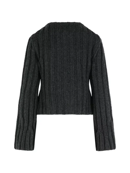 Cardigan Khaite tricotate gri