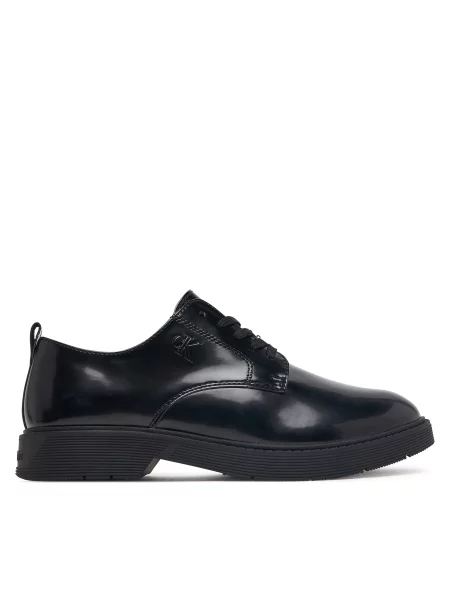 Pantofi Calvin Klein Low Cut Lace-Up Shoe D negru