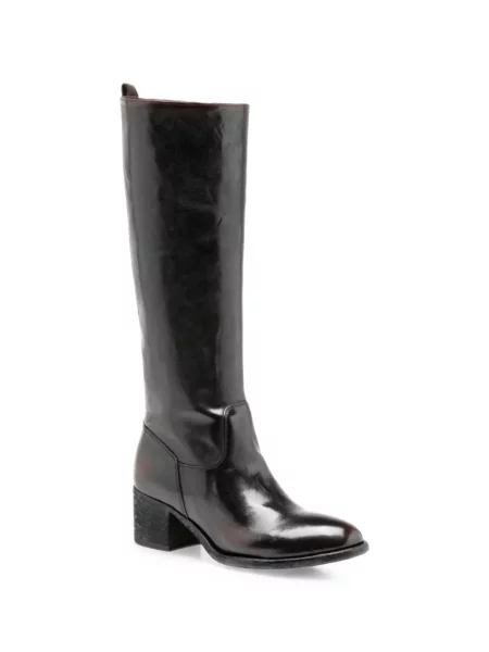 Botine Officine Creative din piele negru