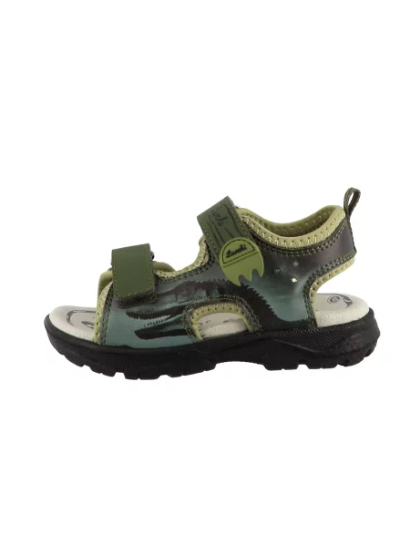 LURCHI Pantofi deschiși Kraptor oliv / kiwi / închis verde