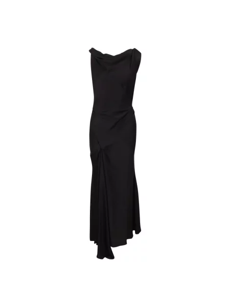 Sukienka midi Victoria Beckham czarna