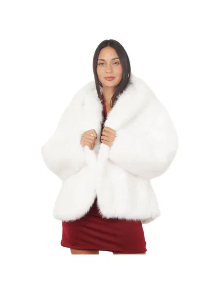 Palton La Modeuse alb