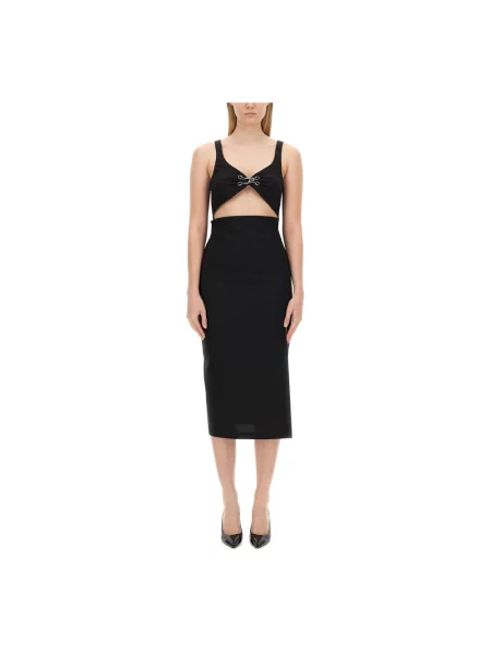 Sukienka midi Moschino czarna