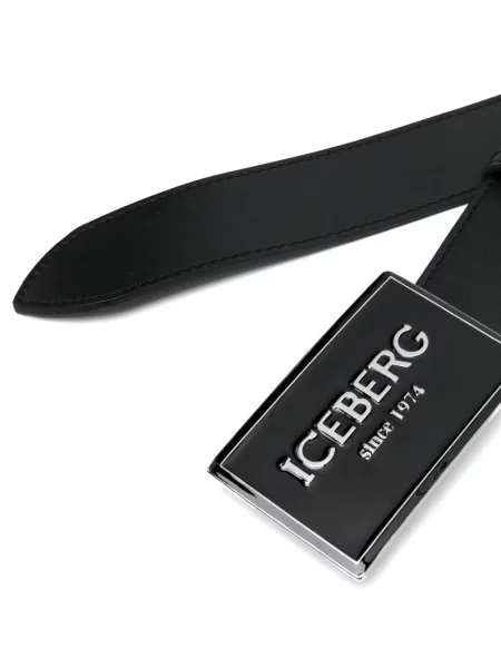 Iš natūralios odos diržas Iceberg su autografu