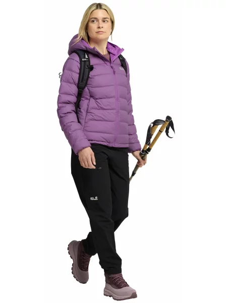 Пуховик Jack Wolfskin фиолетовый