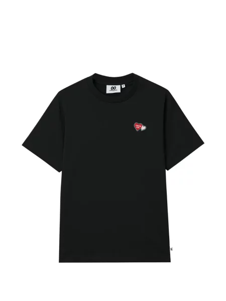 Koszulka :chocoolate z naszywkami w serca czarna