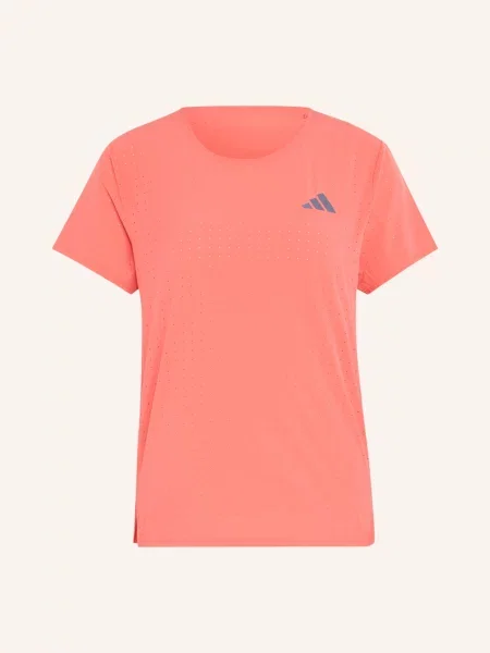Adidas Funkční Tričko Adizero světle červená černá