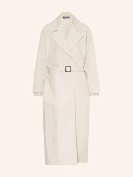 Jacquemus Płaszcz Trapezi weiss