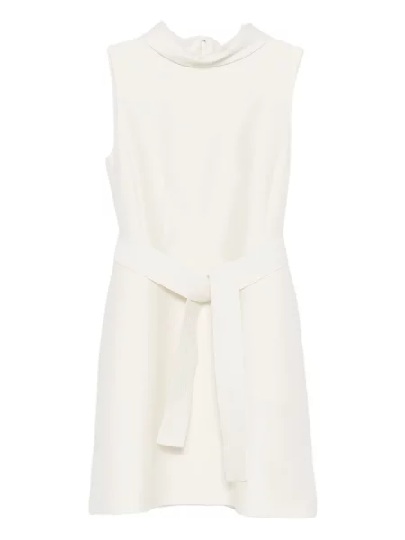 Mała mały sukienka mini Curiel garniturowa biała