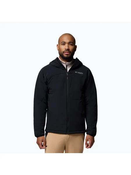 Férfi bélelt dzseki Columbia Silver Leaf Lite Hooded black. Méret: S fekete