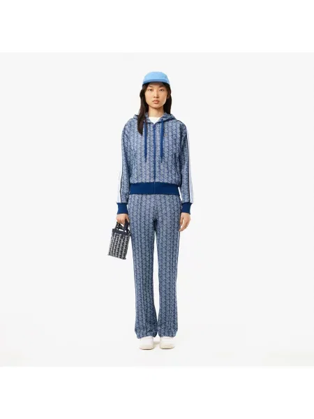 Lacoste толстовка Monogram блакитна