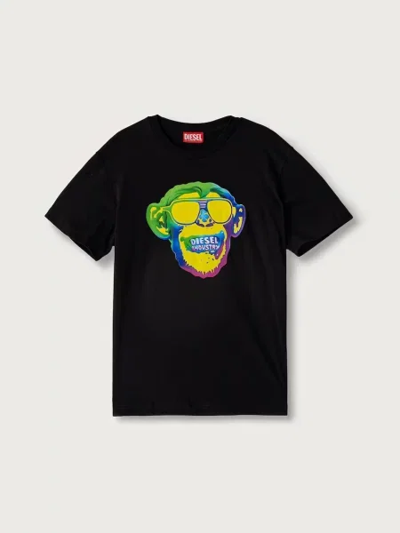 Diesel tricou pentru copii din TMONKEY OVER T-SHIRT negru