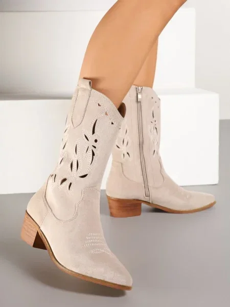 Botine Rivori deschis bej