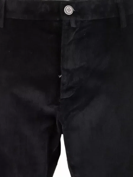 Pantaloni Jacob Cohën de catifea cord negru