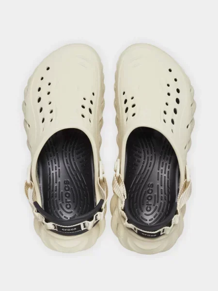 Сабо Crocs бежевые