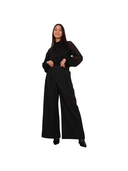 Hlače La Modeuse crna
