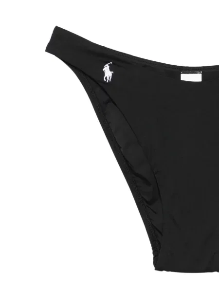 Bikini Polo Ralph Lauren cu dungi cu broderie albastru