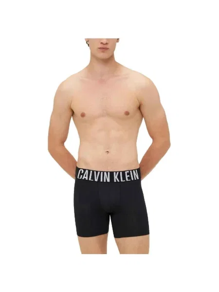 Boxerky Calvin Klein Trunk 3 páry black bodies/turbulence/white/iridescent čierna