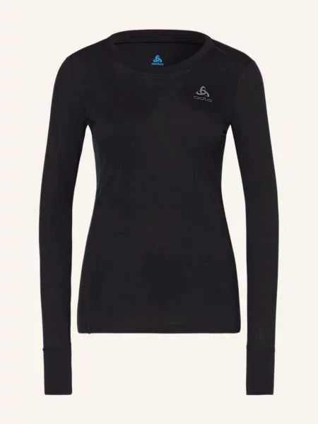 Odlo Funkční Tričko Natural Merino Z Merino Vlny černá